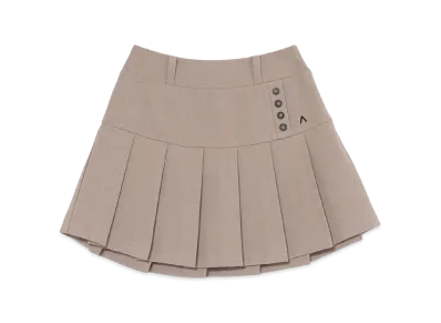 ANDMARY Women's Heidi Pleats Mini Skirt "Beige"