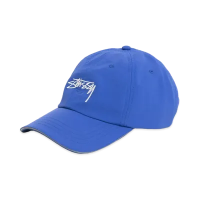 Stussy Low Profile Smooth Stock Strapback "Blue"