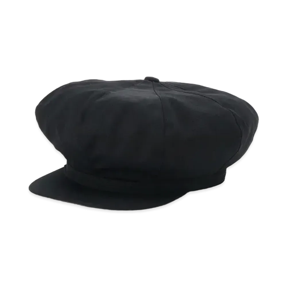 Yohji Yamamoto WOOL GABARDINE CASQUETTE "Black"