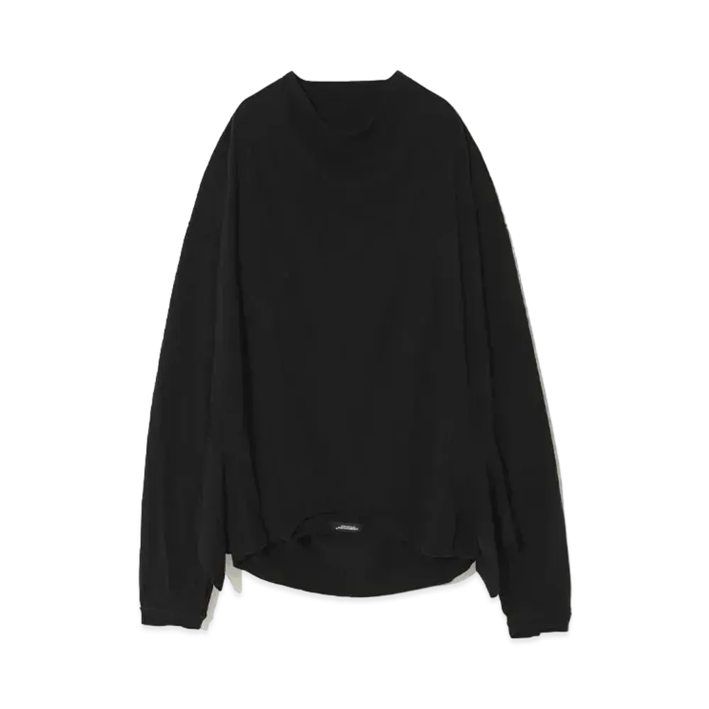 UNDERCOVER 24SS Cotton T-Shirt Custom Pullover "Black"