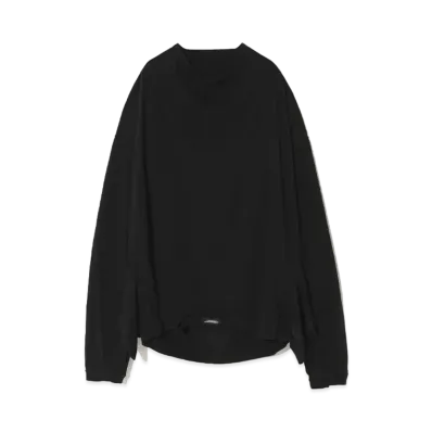 UNDERCOVER 24SS Cotton T-Shirt Custom Pullover "Black"