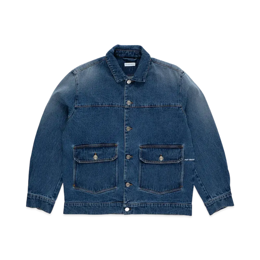 POP TRADING COMPANY Denim Jacket "Blue"
