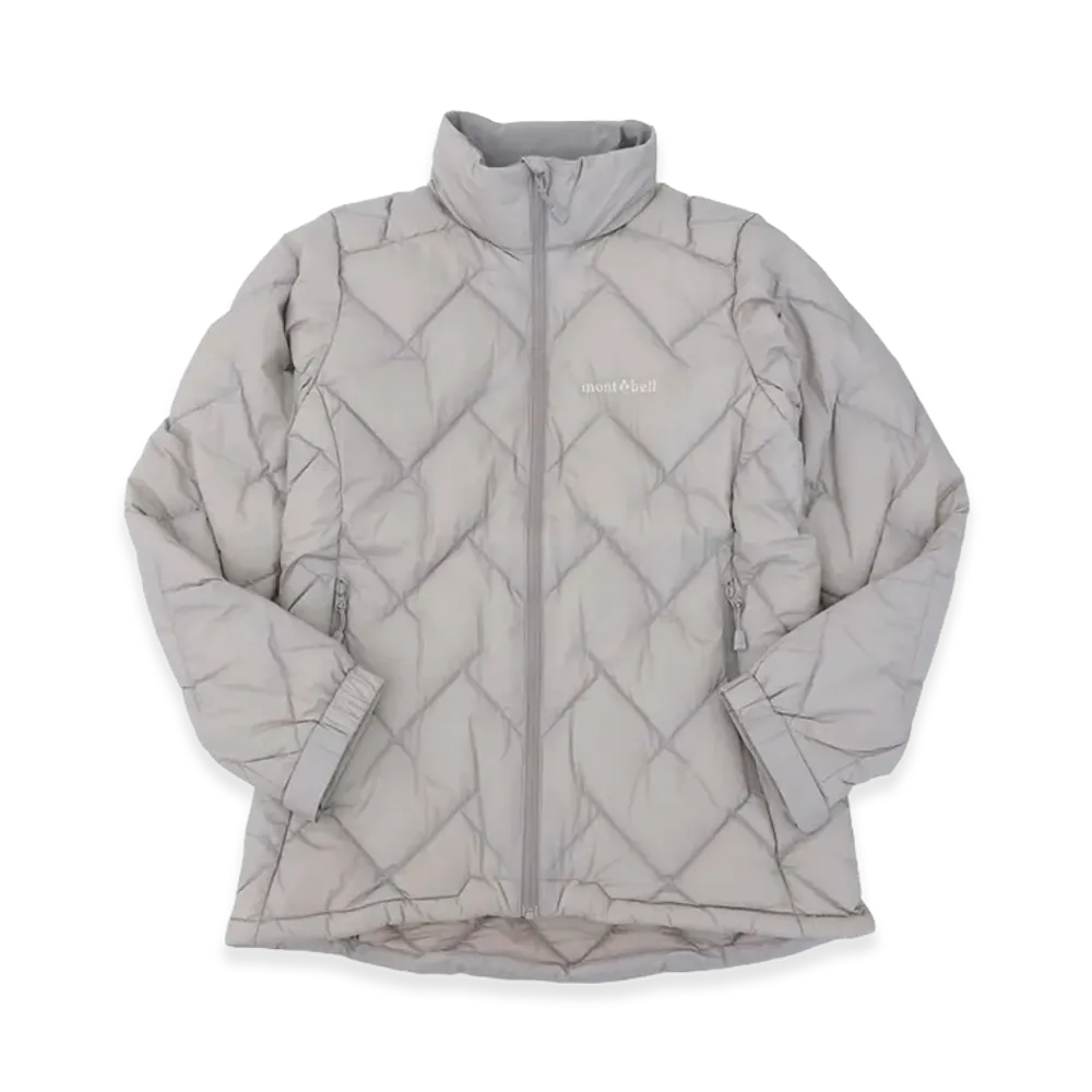 mont-bell Women's Permafrost Light Down Jacket "Light Gray"