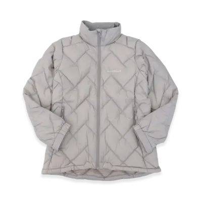 mont-bell Women's Permafrost Light Down Jacket "Light Gray"