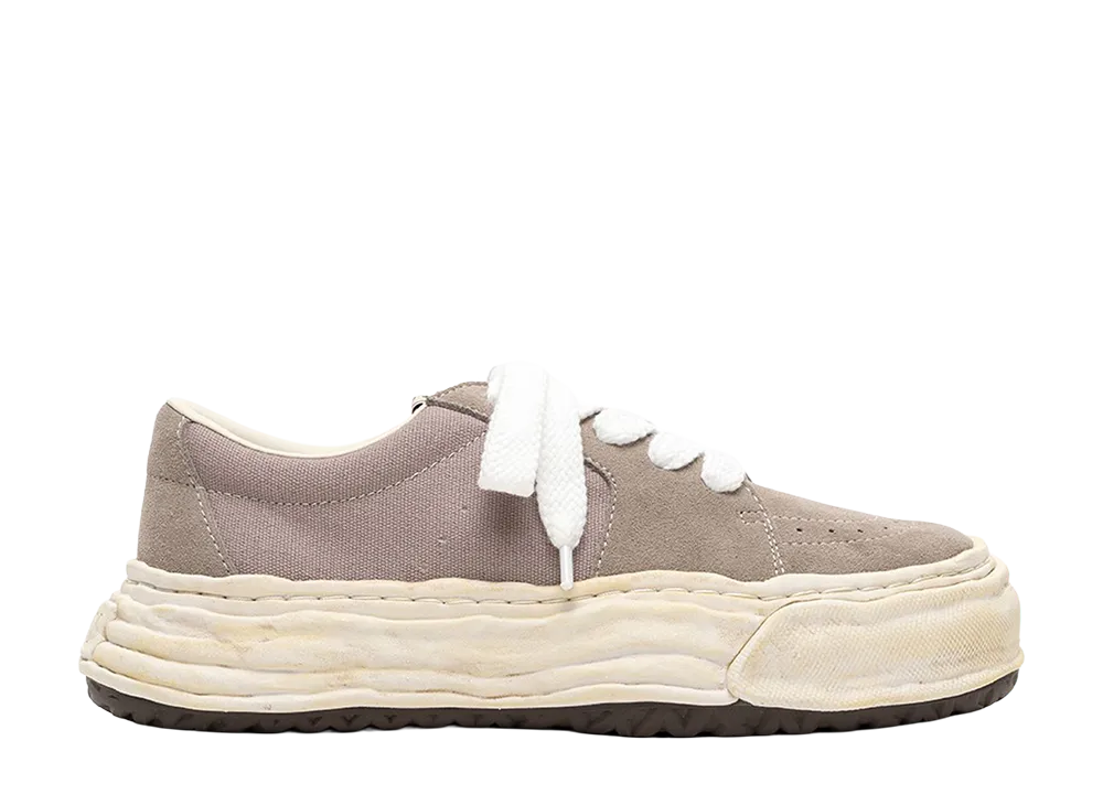 Maison MIHARA YASUHIRO ERIC OG Sole Overdyed Mix Material Low-top Sneakers "Gray"