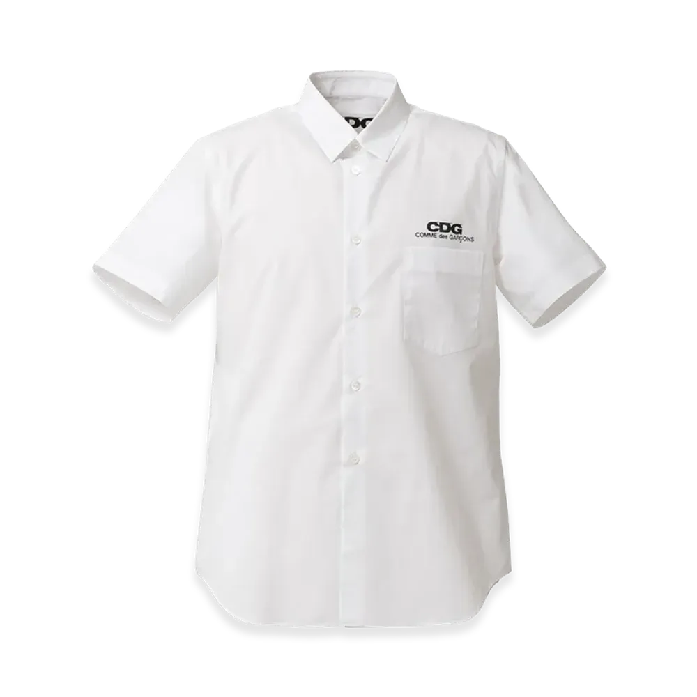 COMME des GARCONS CDG Classic Shirt With Short Sleeve "White"