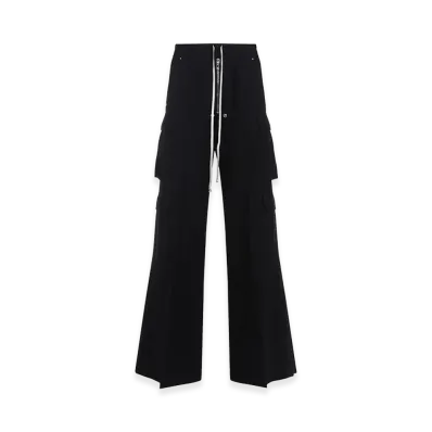 Rick Owens DRKSHDW Jumbo Belas Double Cargo Pants "Black"