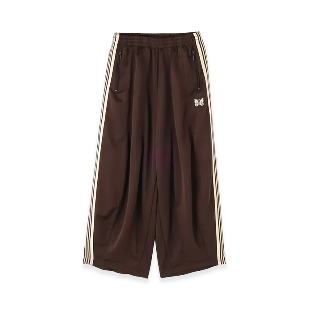 NEEDLES x BEAVER H.D. Track Pant - Poly Smooth "Brown"