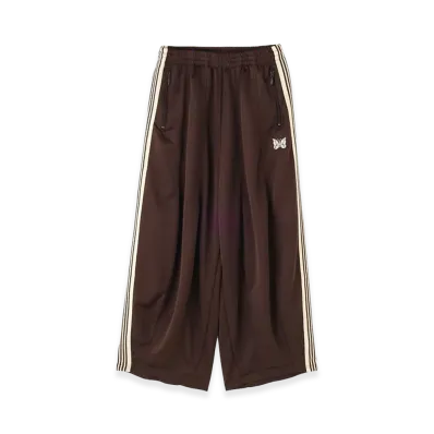 NEEDLES x BEAVER H.D. Track Pant - Poly Smooth "Brown"