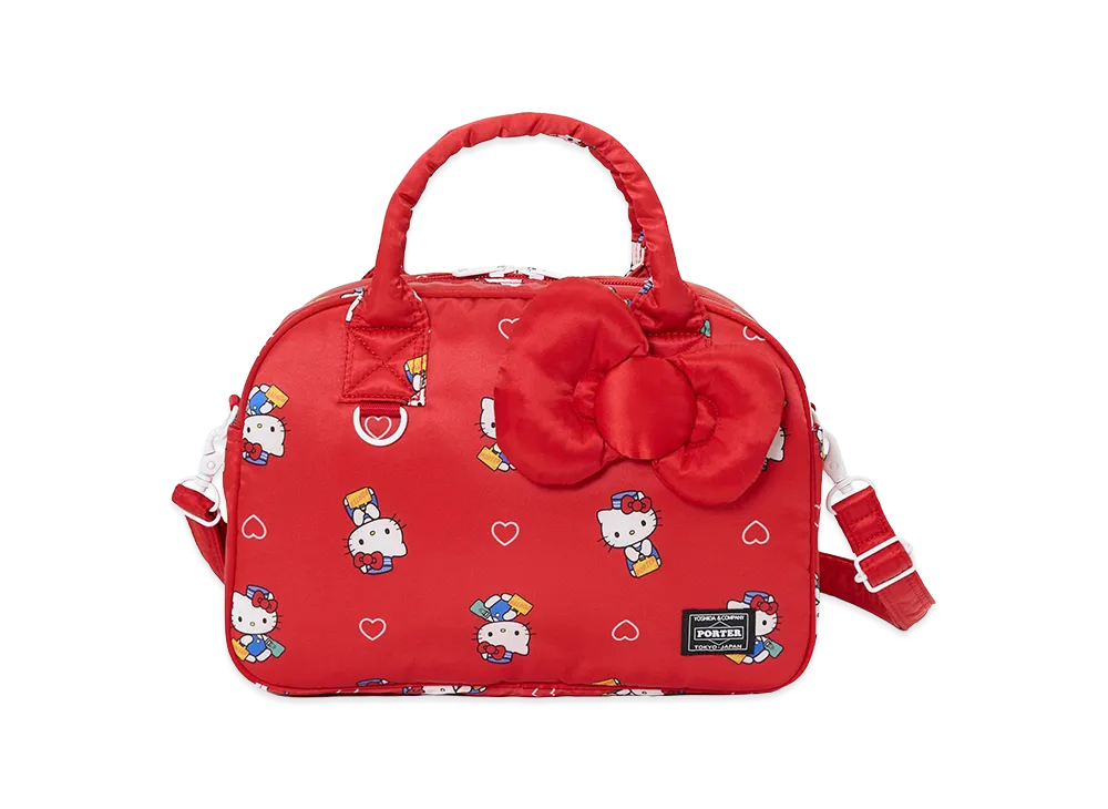 PORTER x HELLO KITTY 2Way Duffle Bag "Red"