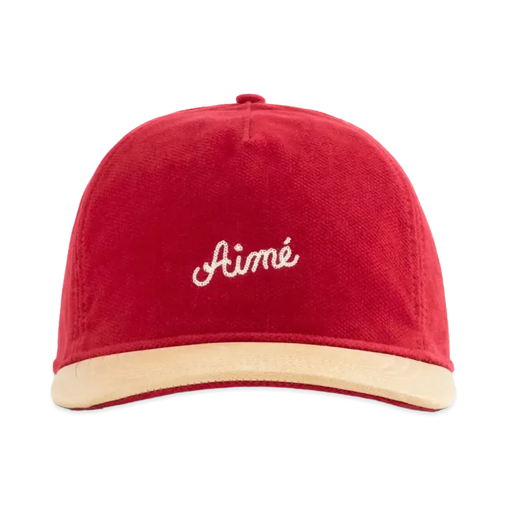 Aime Leon Dore Chain Stitch Moleskin Hat "Red"