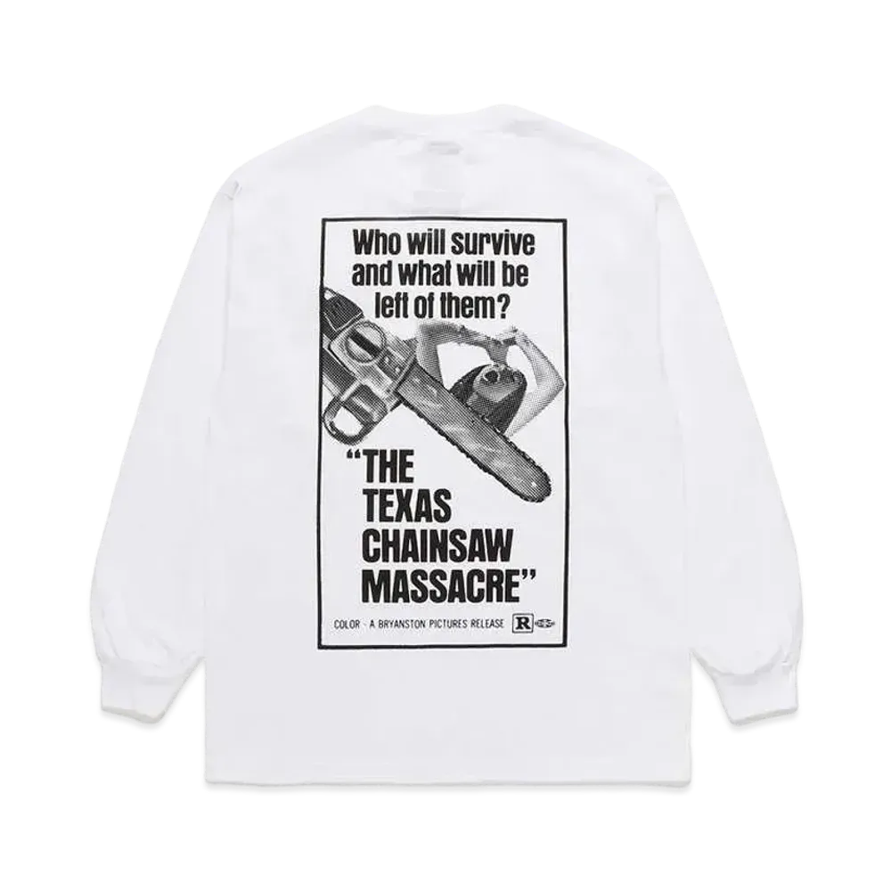 WACKO MARIA THE TEXAS CHAINSAW MASSACRE / LONG SLEEVE T-SHIRT #3 "White"