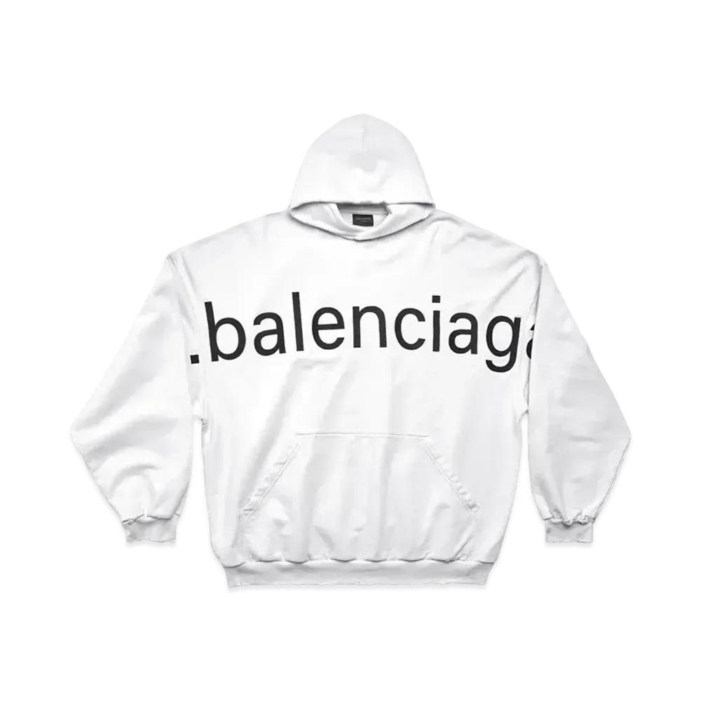 BALENCIAGA MENS Hoodie Oversized "White"