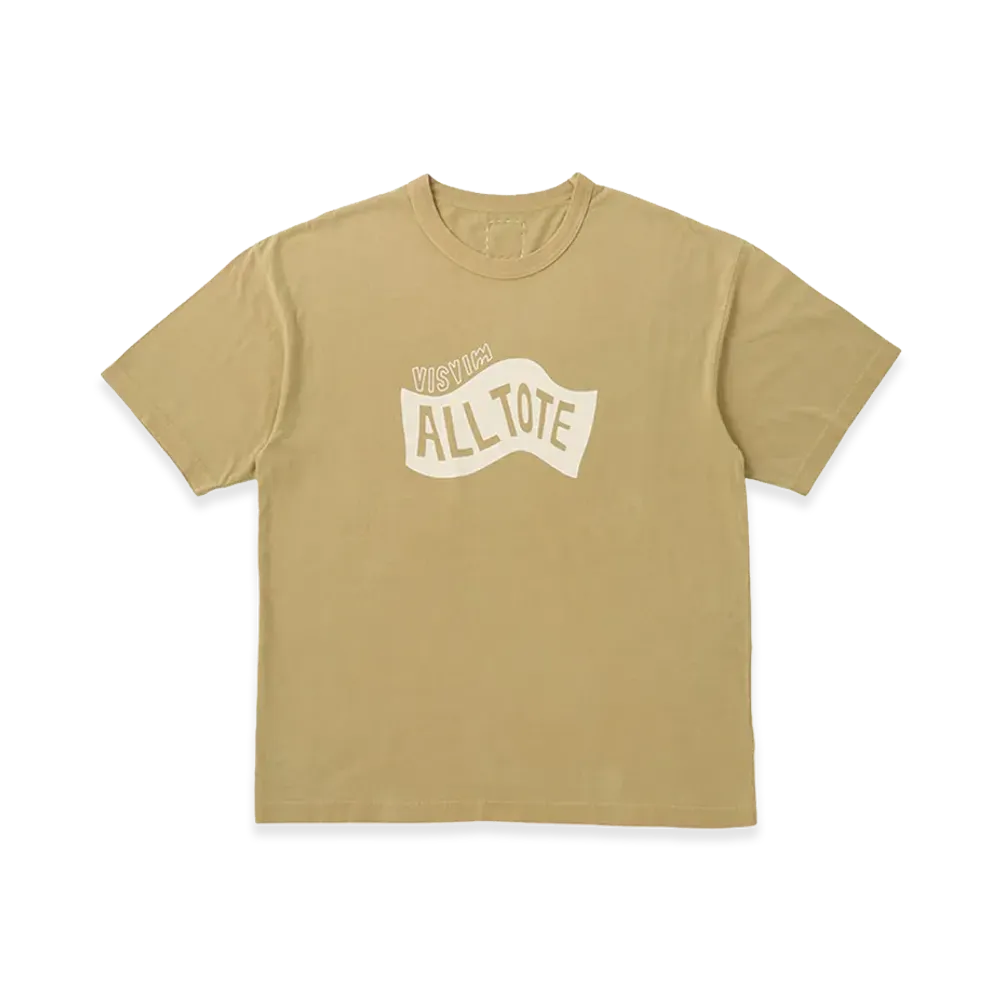 ビズビム ジャンボTシャツ ショートスリーブ DMGD "マスタード"