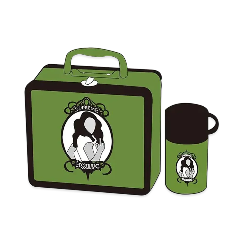 Supreme x HYSTERIC GLAMOUR Lunchbox Set "Green"