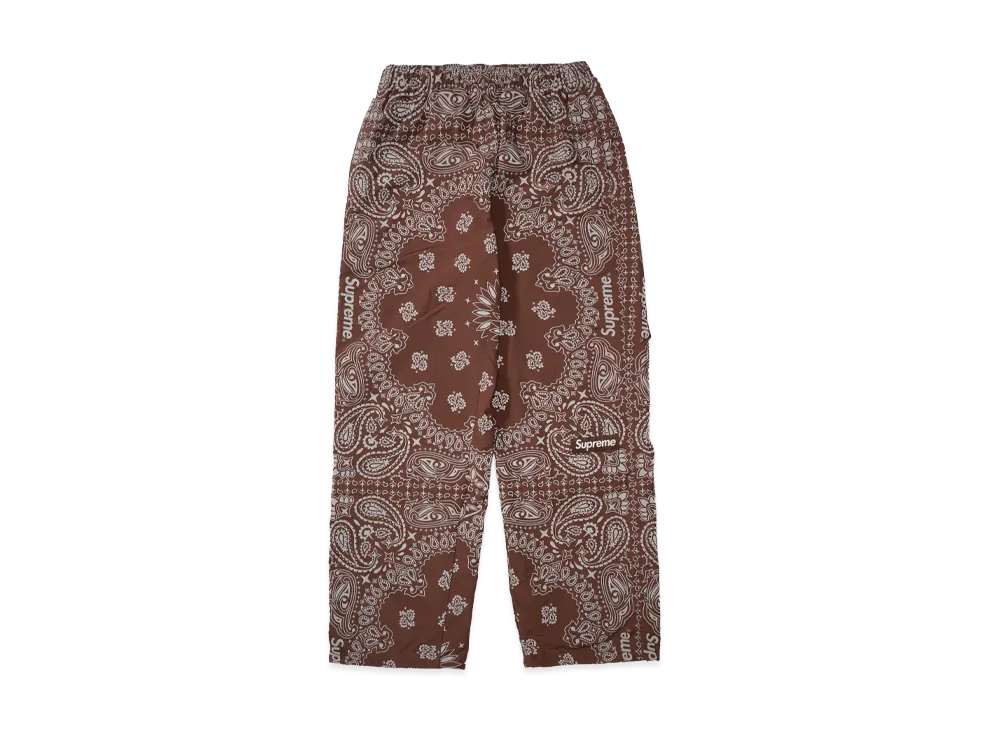 Supreme Reflective Bandana Track Pant "Brown"