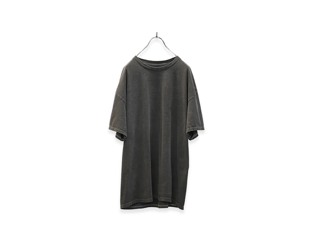 ANCELLM Dyed Embroidery T-Shirt "Black"
