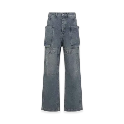 Rick Owens DRKSHDW Stefan Cargo Pants "Medium Wash"