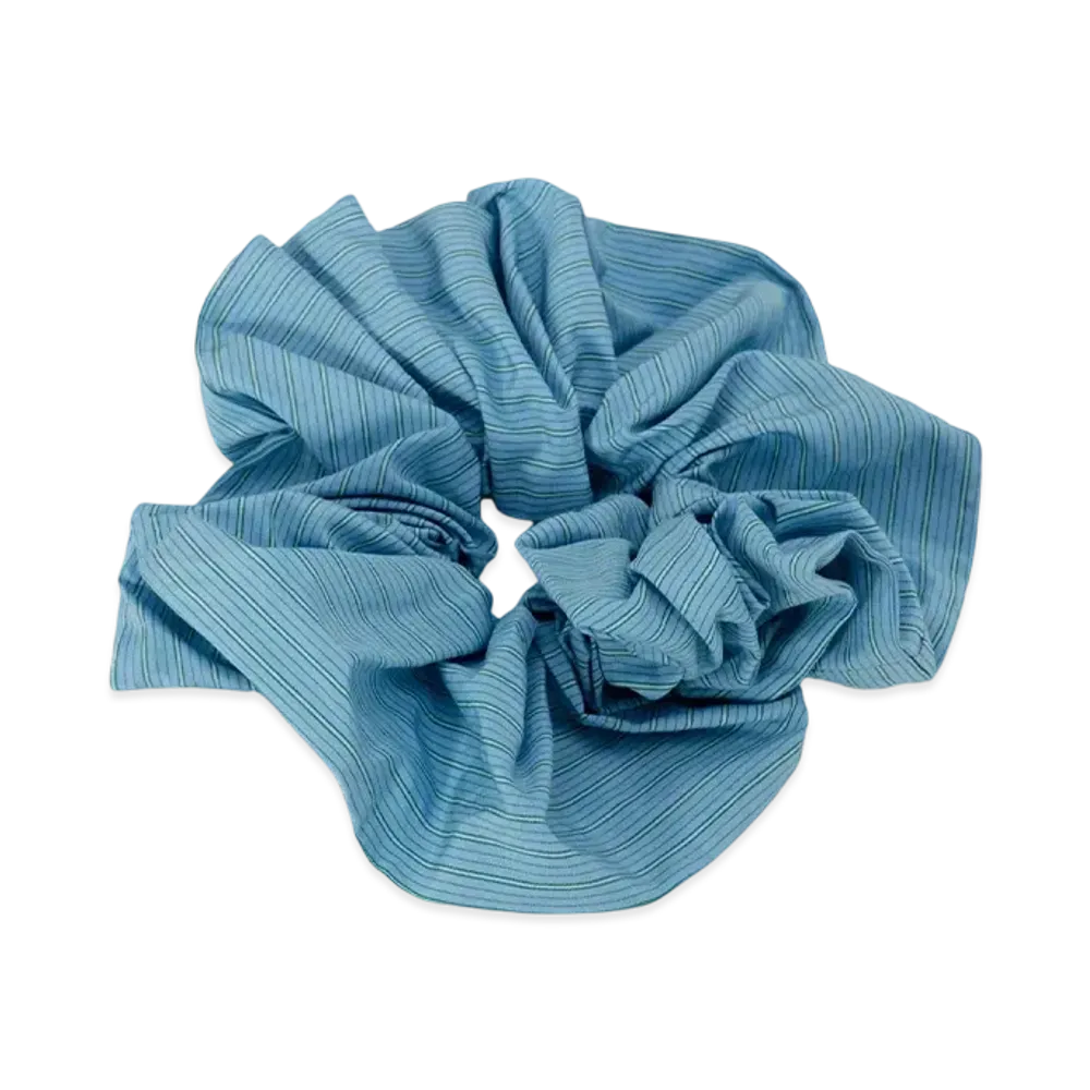 Ernie Palo Stripe Big Scrunchie "Sax"