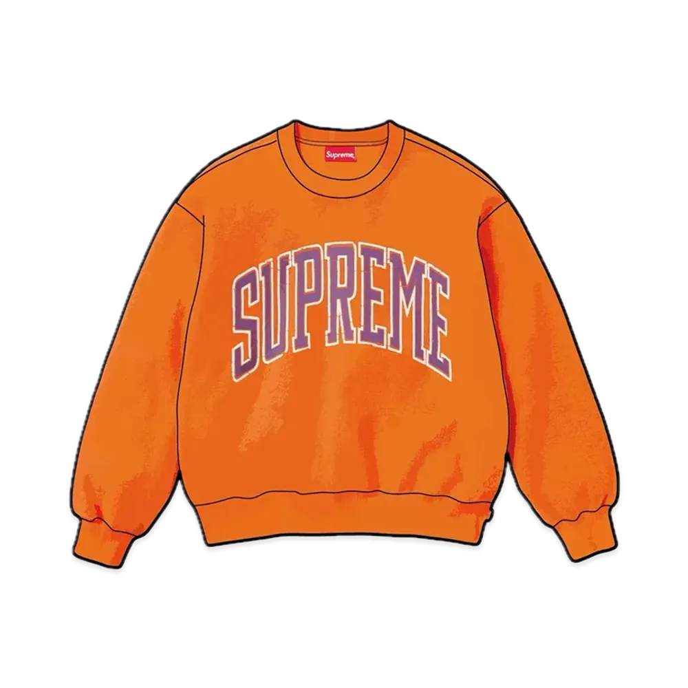 Supreme Inside Out Crewneck "Orange"