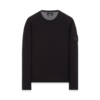 Stone Island Shadow Project 5071S Light Cotton Crewneck Knit - 23SS "Black"