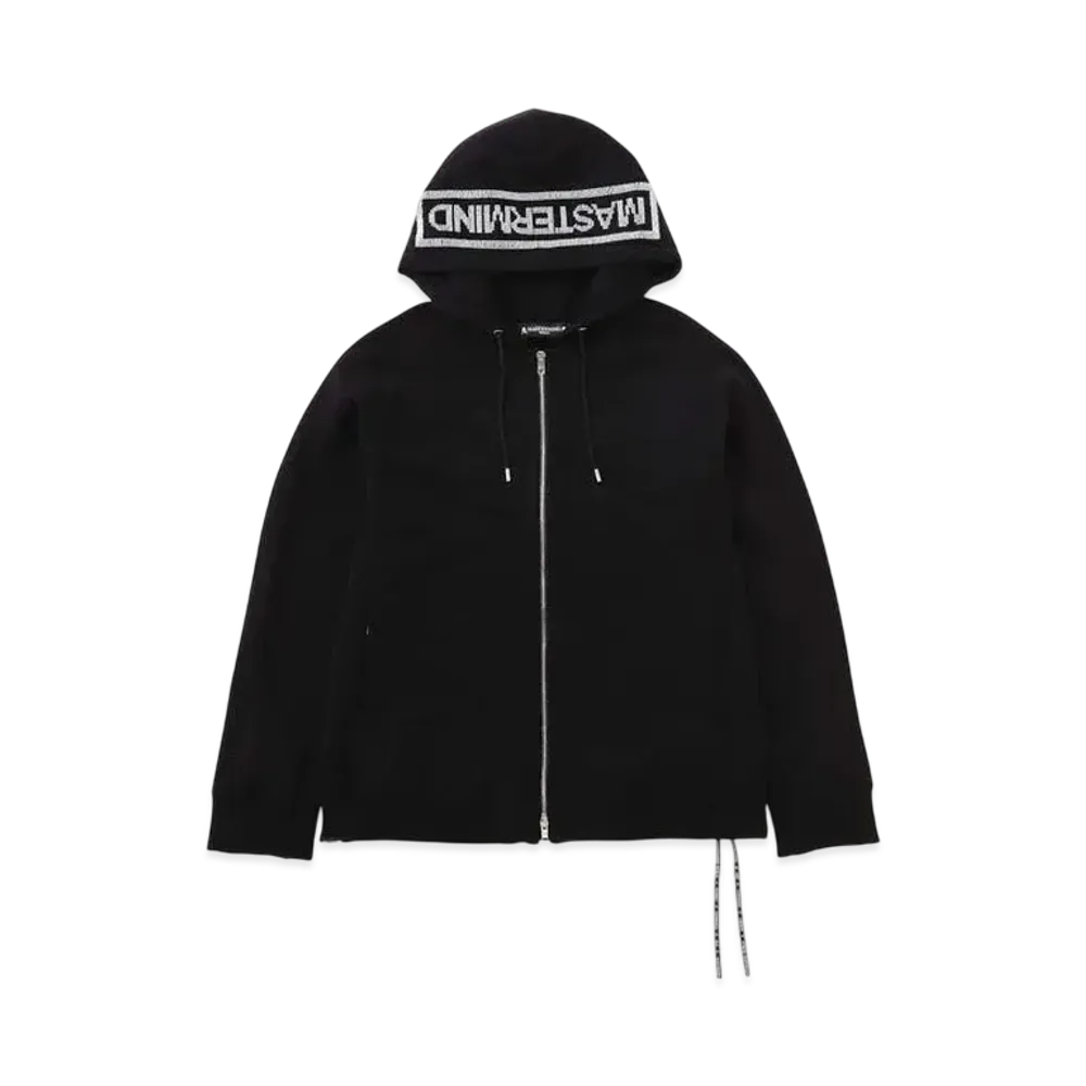 mastermind WORLD Beaded Embroidery Z U Hoodie "Black"