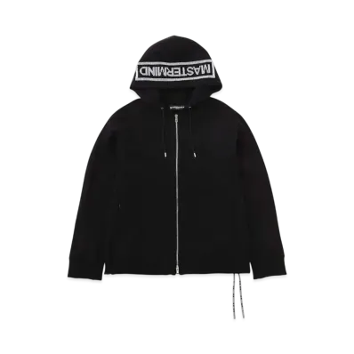 mastermind WORLD Beaded Embroidery Z U Hoodie "Black"