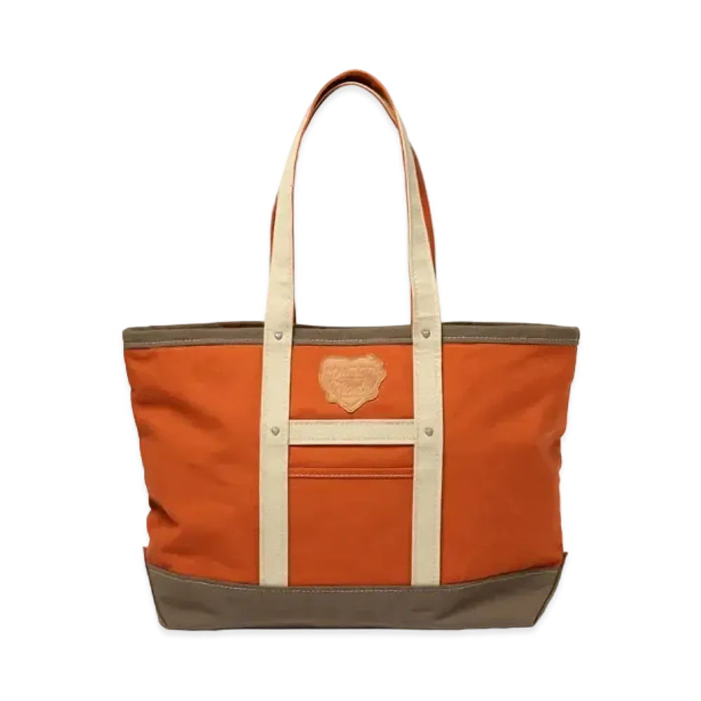 HUMAN MADE Canvas Tote Large "Orange"