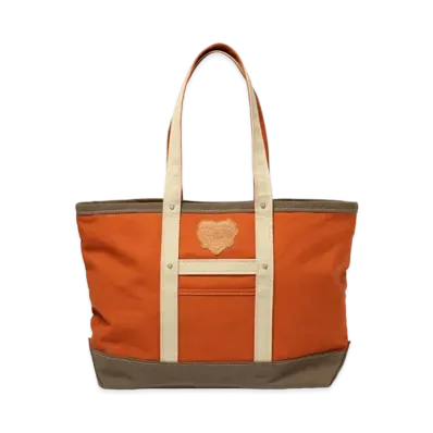 HUMAN MADE Canvas Tote Large "Orange"