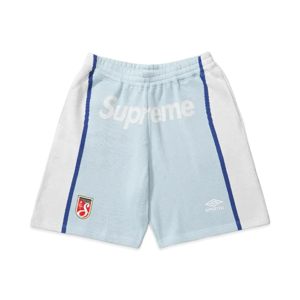 Supreme x Umbro Knit Soccer Short "LightBlue"