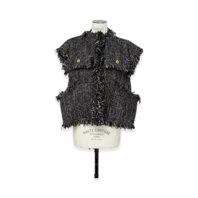 sacai Tweed Jacket "Navy"