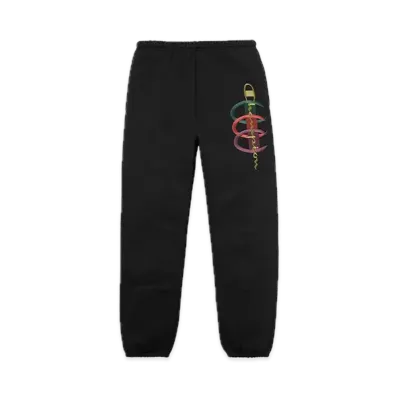 Supreme x Champion Stacked C Sweatpant "Black"