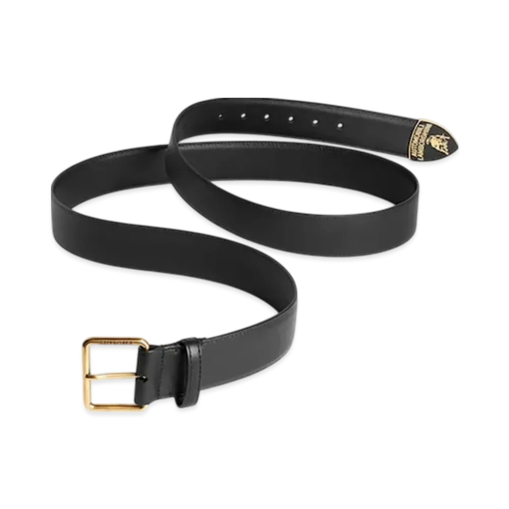 BALENCIAGA Automobili Lamborghini Classic Belt "Black"