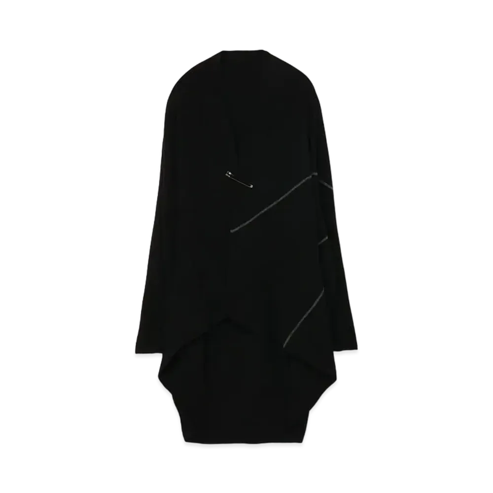 Yohji Yamamoto Y's PLAIN STITCH WG COLOURFUL LINE CARDIGAN "Black"