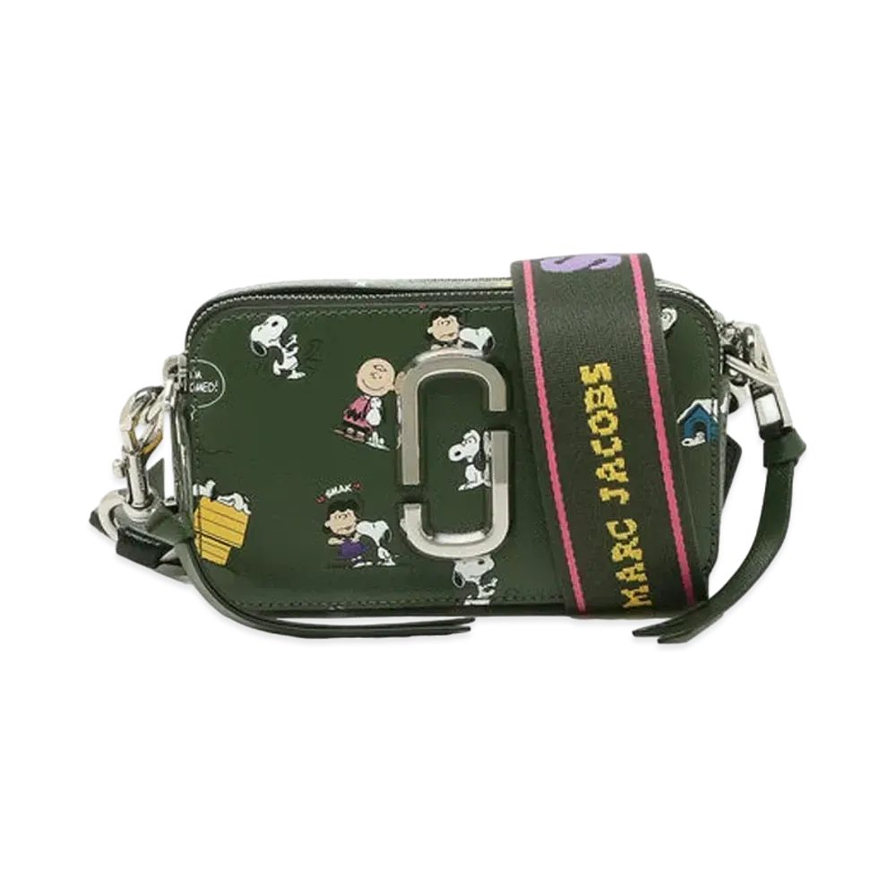 Marc Jacobs Peanuts X Marc Jacobs The Snapshot "Dark Green Multi"