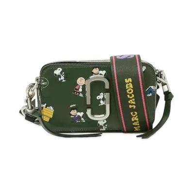Marc Jacobs Peanuts X Marc Jacobs The Snapshot "Dark Green Multi"
