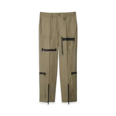 Burberry Check Wool Trousers "Rock/Bliss"
