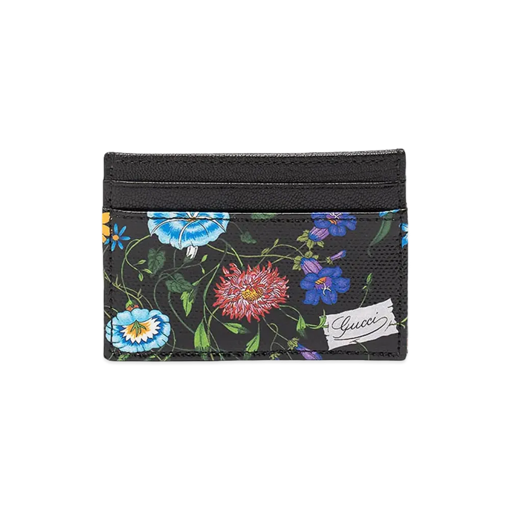 GUCCI Women's Essence Flora Cardcase "Black"