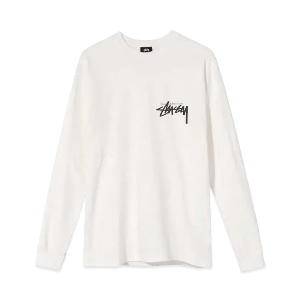 Stussy x Our Legacy WORK SHOP PIG. DYE LS TEE "White"