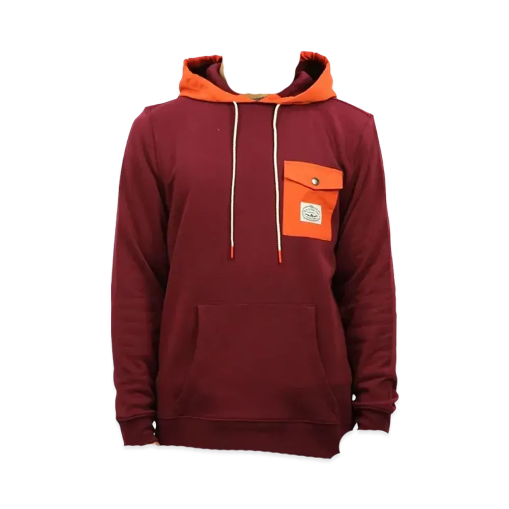 POLeR Basswood Hoodie Specialty Fleece "Burgundy"