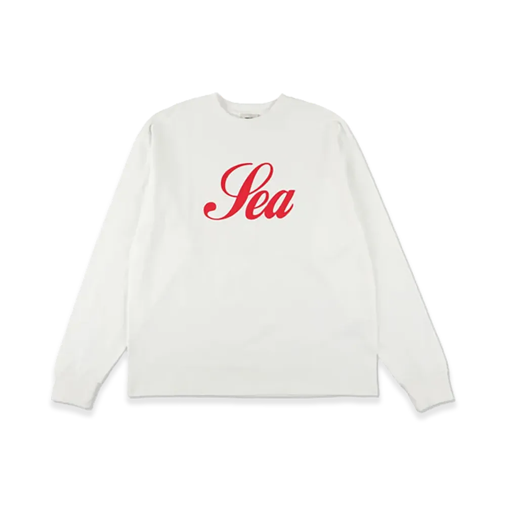WIND AND SEA Script Sea L/S Tee "Off White"