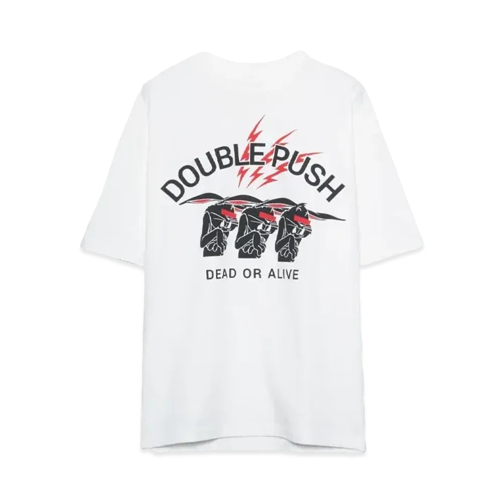 TAIN DOUBLE PUSH REVERSIVLE SHIRTS SLEEVE "WHITE"