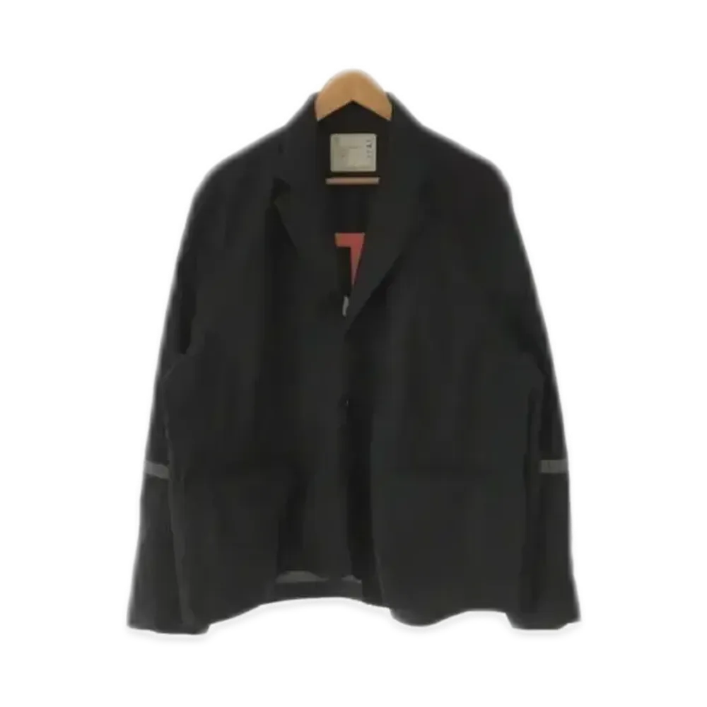 Sacai Rip Stop Mix Jacket "Navy"