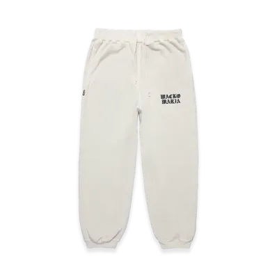 WACKO MARIA Washed Heavy Weight Sweat Pants "Ivory"
