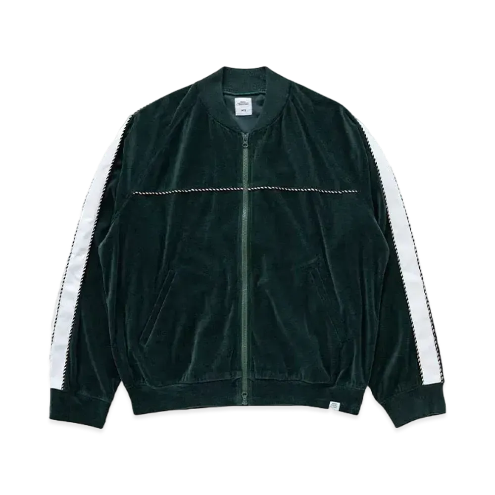 BEDWIN & THE HEARTBREAKERS L/S VELOUR TRACK JACKET "SCHNABEL"