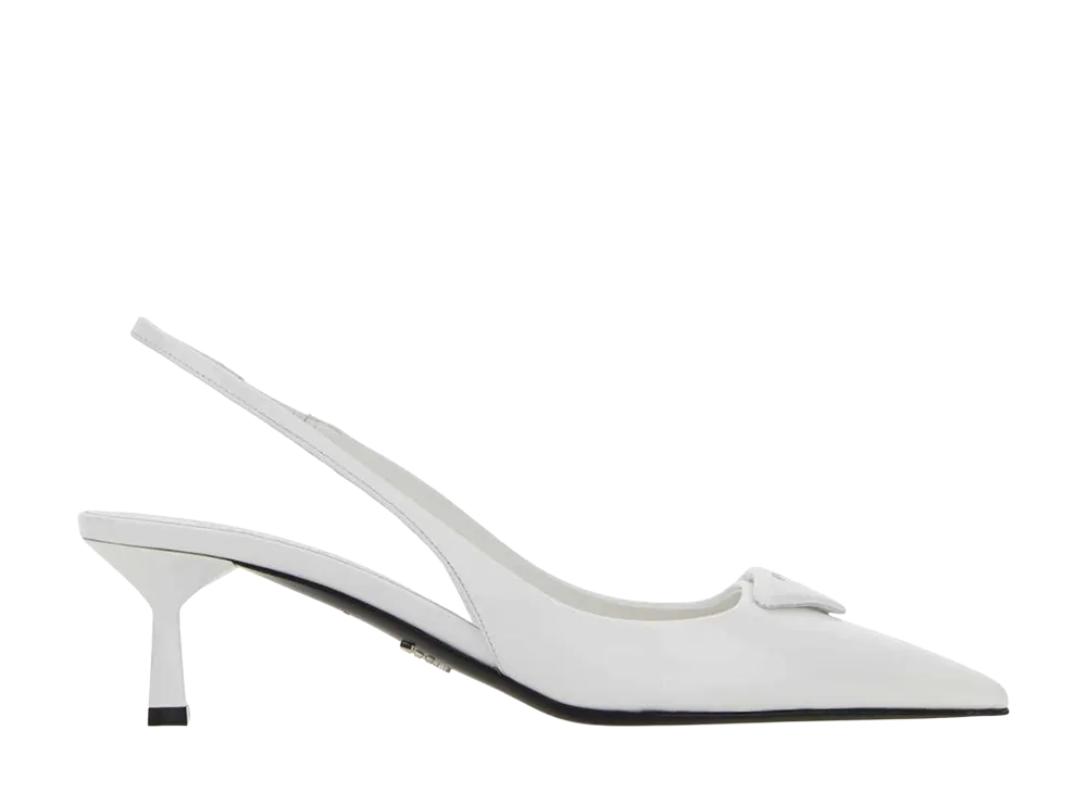 PRADA Women's Leather Pumps "White"