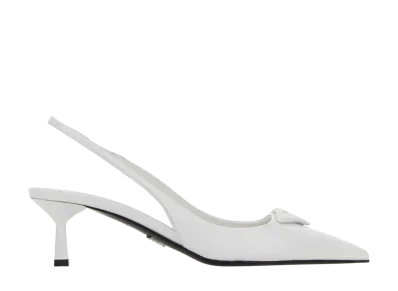 PRADA Women's Leather Pumps "White"