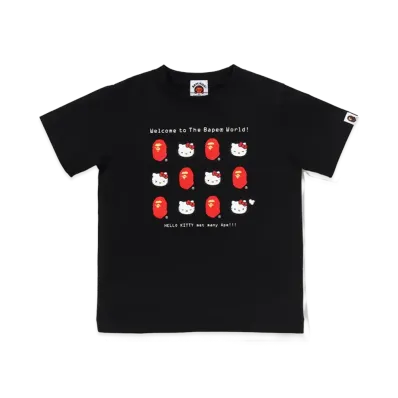 A BATHING APE x Hello Kitty Kids Tee "Black"