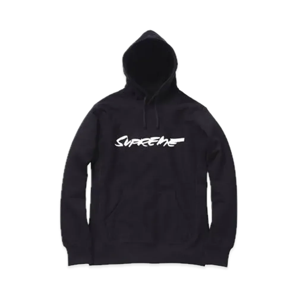 Supreme Futura Logo Pullover Hoodie "Black"