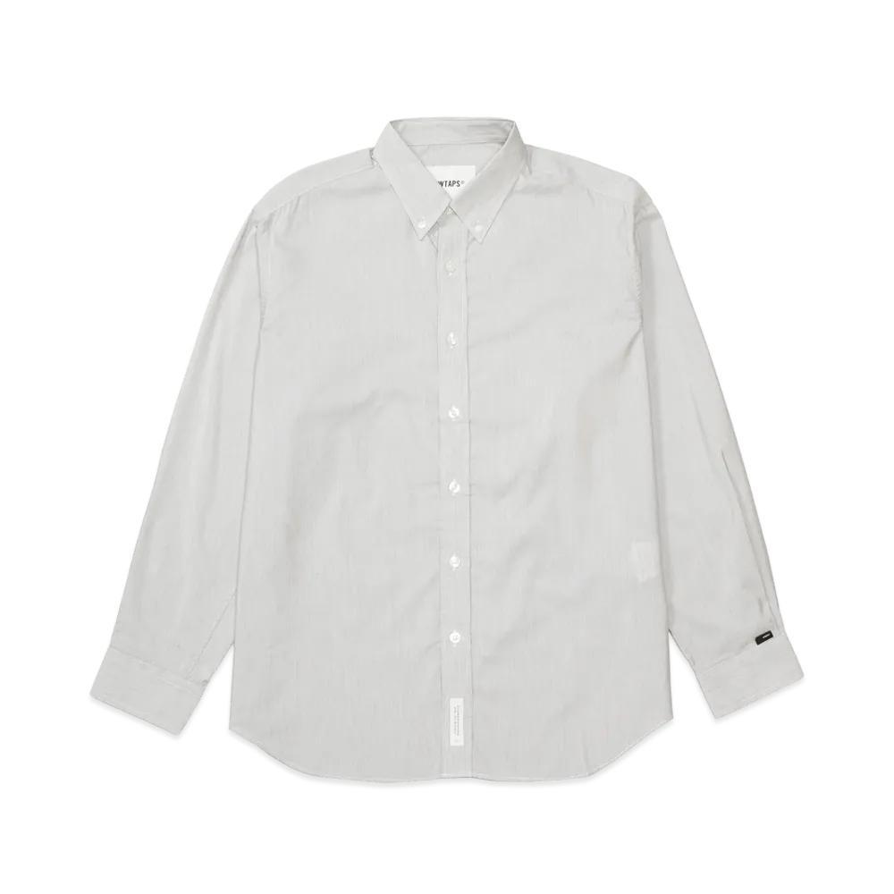 WTAPS Bd 02 / LS / Ctpl. Broadcloth. Textile. Coolmax. Rf "Black"